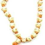 Divya Spiritual Handmade 27+1(Ram Written) Holy Tulsi mala for |Wearing||Japa|Chanting||Mantra||Puja|.Unisex Wooden Basil Rosary,White Thread,(Length:4-5" inch Bead Size: 6mm);Ach243