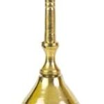 KAM Home Traditional Brass Bell/Ghanti for Pooja/Worship for Temple Home inch Plain (2 Number)