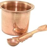 VRINDAVANBAZAAR.COM Panchapatra-Pali in Copper- (Medium- 2 Inch)