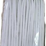 Phool Batti Long Cotton Wicks for Pooja Aarti Navratri Home Décor Meditation and Spiritual Prayers (100 Gm Without Ghee White Wicks)