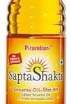 Pitambari Saptashakti Pure Sesame Edible Oil For Cooking (1 Liter)| Sesame Oil for cooking |(Til oil)