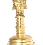 Jain Metal Store Brass Hanuman Ghanti Puja Bell - Gold (12cm)