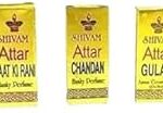 DHOOP AGARBATTI SAMAGRI Attar Kewda,Attar Raat ki Rani, Attar Chandan, Attar Gulab, Attar Chameli Perfume – Premium Natural Scents Spiritual Use (Pack of 5)