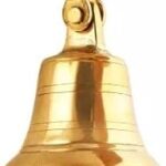 MAHAKAL ARTWARE Brass Wall Hanging Bells for Home Mandir Temple Living Room Decoration Pooja | Decorative Items | Door Air Ding Dong Puja Bells