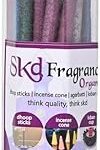 S K D Fragrance Mix Flavour Metallic Dhoop Sticks for Pooja | Pack of 80 Gm Dhup Batti with Holder, Agarbatti, | Incense Stick | Sandal, Cones, Cup,| Sambrani(80 Gm) (Pack of 1) Mix