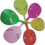 DIGSMORDEN Cool & Amazing Spidey Plastic hand fan design way for every one set of Red and Yellow fan (Multicolor Pack of 6)