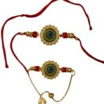 AKSHAT ENTEPRISES Raksha Bandhan beautiful Bhaiya-Bhabhi,Combo Set with roli chawal