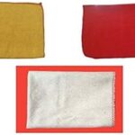 Achleshwar Yellow & Red & White Pooja Woolen Asana for Complete Result on Doing Puja and to Avoid Side Effects on The Direct Sitting on The Ground and Worshiping.|Home||Pooja|,(24x20 Inch);Ach307