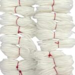 Devi Ayurvedic Shop | Cotton Wicks - Panju Thiri - Diya Batti | Lamp Wicks - White Colour | Vilakku Thiri for Pooja and Spiritual Purposes | Pack of 25