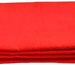 Mandir Cloth Red Pooja Aasan Cloth/Chowki Aasan Kapda Mat for Puja Table/Red Cloth for Puja Home Mandir and Temple (Size: 2 Meter) sw8