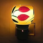 DbellE Ceramic Kapur Dani Electrical Camphor Diffuser.Home Fragrance Aroma Glass Kapoor Dani & Essential Oil Diffuser Burner & Night Lamp-2021-Knok-F