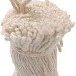 On Blow Cotton 365 Wicks | Diya Batti for Pooja Aarti Off White | (Pack of 5) (Each Pack has 365 Cotton Puja Wicks)
