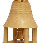 R&R Spirituals Brass Automatic Pooja Bell For Home (Ivory)