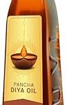 PUVI 1L Pancha Diya Oil/Lamp/Pooja/Deepam Oil | Chemical free | Unscented | Low soot | Blend of Sesame, Coconut, Castor, Mahua and Ghee – 1 Litre