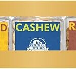 Nature's Blend Essential Dry Fruits Trio Matt Gold - Almond, Cashew, Raisins - Small Jar - Display | Diwali | Gift Sets | Dry Fruits | Combo | Corporate Gifts | Festive