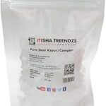 Itisha Treendzs Camphor Flakes Desi Baras Kapur Karpuram Camphor Pooja Meditation Pack of 1, 100 GMS White Transparent (100)
