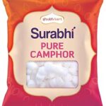 Shubhkart Surabhi Pure Camphor Pouch for Puja, Meditation, Spirituality & Other Religious Rituals – 100g|Refreshing Fragrance| Aromatic Kapooram Tablets
