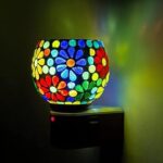 On Line Zone Ceramic Kapur Dani Electrical Camphor Diffuser.Home Fragrance Aroma Glass Kapoor Dani & Essential Oil Diffuser Burner & Night Lamp-2084-Decorative