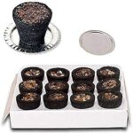 S K D Puja Samagri Pure Loban/Guggal-Sambrani Dhoop Cone/Cups for Evil Eye and Home Purifier with Herbs (Neem, Sandal, Tulsi, Loban and Guggal) -Pack of 24