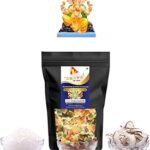 LEEVE DRY FRUITS Fresh | Shree Ganpati Prasadam | Panchkhadya | 800 gram Pack | Mix fruits | Coconut Slices | Cristal Sugar | Ganesh prasad | Mix Fruits for Prasad