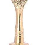 Generic Temple Bell/Ghanti for puja, Brass Material, Golden Finished, 3.5 inch.