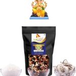 LEEVE DRY FRUITS Fresh | Shree Ganpati Prasadam | Panchkhadya | 400 gram Pack | Cutting Mix Dry fruits | Coconut Slices | Cristal Sugar | Ganesh prasad | Mix Dry Fruits for Prasad