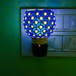 SHREE HANS CREATION Ceramic Kapur Dani Electrical Camphor Diffuser.Home Fragrance Aroma Glass Kapoor Dani & Essential Oil Diffuser Burner & Night Lamp-2080-Offi