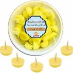 Om Phool Batti 100 Pcs. Cow Ghee Diya Batti for Puja, Readymade Cotton Wicks 30 min Burning Time, 100% Wax Free Pooja Ghee Batti for Home Decoration, Festivals & Religious Rituals