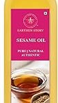 Earthen Story Cold Pressed Sesame Oil 1L – Unrefined | Til oil | Chemical-Free | For Cooking, Hair, Massage & Pooja | Rich in Antioxidants & Nutrients