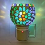 Dbell Ceramic Kapur Dani Electrical Camphor Diffuser.Home Fragrance Aroma Glass Kapoor Dani & Essential Oil Diffuser Burner & Night Lamp-2032-Victory