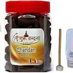 SHREE GURU VANDANA DHOOP V AGARBATTI Guggul Dhoop in Round Box-Chandan Dhoop 60 Cones-Rose 40 Incense Agarbatti Best for Pooja,Spa and Home Fragnance