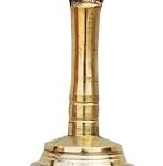 Rudram Brass Puja Bell/Pooja Ghanti (Yellow Golden Color)