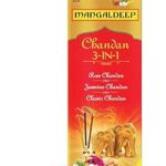 Mangaldeep 3in1 Agarbatti - Soothing Fragrances of Classic Chandan, Rose & Jasmine (226g)
