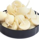 Om Phool Batti Cow Ghee Diya for Puja, 50 Pieces, Wax Free Vegan Ghee Batti/Wicks/Jyot for Puja Aarti, (Pack of 1, 50 pcs)