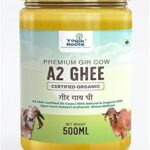 Yogik Roots A2 Desi Gir Cow Pure Bilona Premium Ghee 500ml I Organic Certified I Free grazing cows I Made in Small batches I Traditional Danedar I Vedic Ghee I Keto Friendly