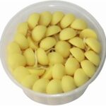 Vinayak Store Phool Batti Small Cow Ghee Diya for Puja, Wax Free & Vegan Ghee Batti/Wicks/Jyot for Puja Aarti, (Pack of 1, Yellow, 100 Pcs)