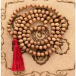OPTIMUS RUDRAKSHA Safed Chandan Ki Mala Original Lab Tested Real Sandalwood | Chandan Ki Lakdi Ki Mala for Men Women Wearing Purpose