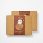 Yajan Sambrani Havan Cups - Pack of 2 (24 Organic Cups), Ecocert Certified, 100% Natural Ingredients, Dhuni for Pooja, Aura Cleansing & Insect Repellent, 25-30 Min Burn Time