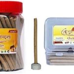 SHREE GURU VANDANA DHOOP V AGARBATTI Chandan 120 Incense Agarbatti-Chandan 40 Incense Agarbatti Best for Pooja,Spa and Home Fragnance