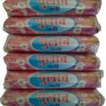 DHOOP AGARBATTI SAMAGRI All Natural Scented Incense Gulab (Rose) Wet Dhoop Batti Roll, Non Toxic Herbal Batti for Daily Pooja Rituals (Each 160g/Total 960gm) Pack of 6.