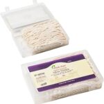 Pujaa Plus Hand-Made Long Twisted Pure Cotton Wicks || Arti Navratri Special Lambi Diya Jyot Batti | Jot Wick | Deepam Vattulu Pooja Articles | Puja Aarti Rui Batti | Pack of 360