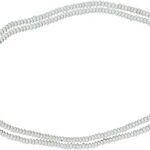 FIRMUS Pure Tulsi Mala - 2 Round Original Tulsi Wood Beads for Neck & Spiritual Use | Handmade Double Layer Kanthi Mala for Men & Women