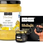 Kapiva Himalayan Shilajit 20g And Kapiva A2 Desi Ghee 500g