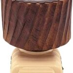 MVH ECOM Wooden Electric Kapoor dani Electrical Machine | Kapur Diffuser Electric | Incense-Aroma Burner | Kapur Dani | Kapoor dani Diya | Aroma Oil Burner | Camphor Diffuser_Pack (Wooden Premium)