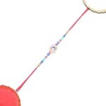 Sadan Shringar peacock multicolour Rakhi for Brother,set of 1 with Roli Akshat