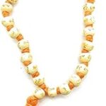 Nagaana Handmade 27+1(Ram Written) Holy Tulsi mala for |Wearing||Japa|Chanting||Mantra||Puja|.Unisex Wooden Basil Rosary,White Thread,(Length:4-5" inch Bead Size: 6mm);Ach243