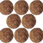 Arsh Dairy Pure Homemade Pure Cow Dung Cake for Hawan Pujan, 18 cm (Pack of 30)