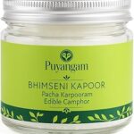 Puyangam Original and Pure Pacha Karpooram | Bhimseni Kapoor | Edible Camphor | Aromatic for Pooja, Meditation, Havan, Room Freshener, Mosquito Insect Repellent (75 gm)