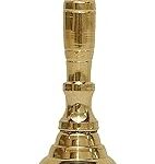 Lishaz Metal Brass Puja Bell I Temple Pooja & Diwali and Navratri | Spiritual Gift for Home, Office, Weddings
