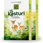 TEZ Agarbatti Kasturi Premium Thick Dhoop Sticks | Natural Musk Aroma | Thick & Long Lasting | Pack of 2